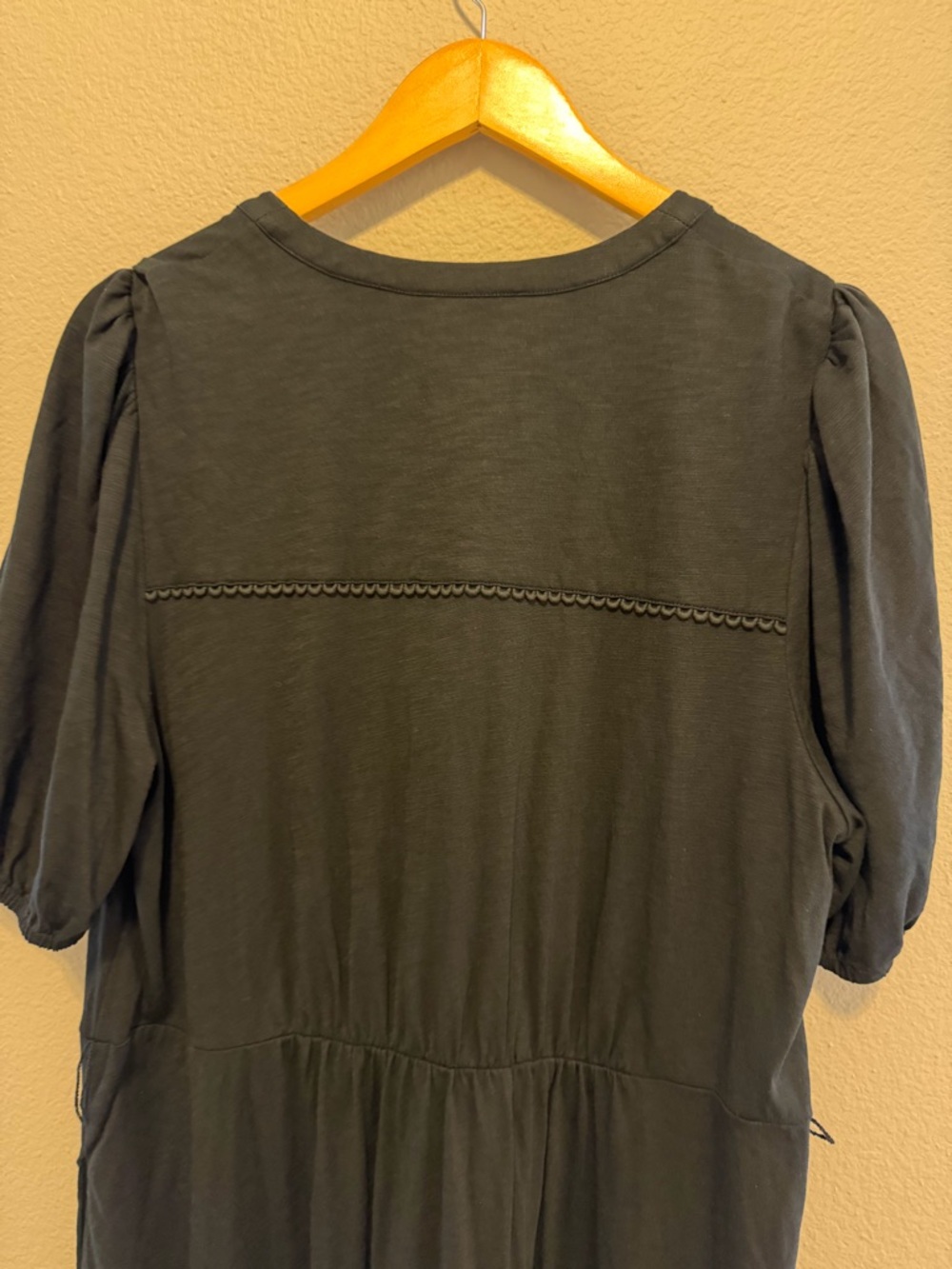 Boden Sofia Trim Jersey Midi Dress Black 16-18R - Picture 10 of 13
